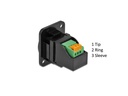 Delock Keystone-Modul D-Typ 3.5 mm Klinkenbuchse zu Terminalblock