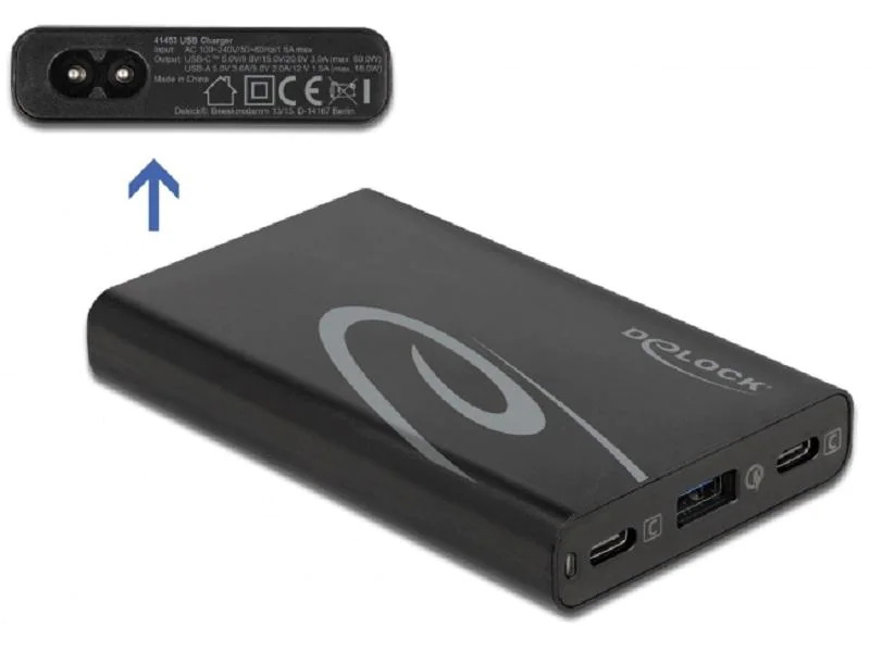 Delock USB-Wandladegerät 41453 USB-Typ-C + USB-Typ-A