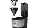 Princess Filterkaffeemaschine Compact 12 Schwarz/Silber