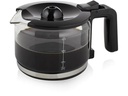 Princess Filterkaffeemaschine Compact 12 Schwarz/Silber