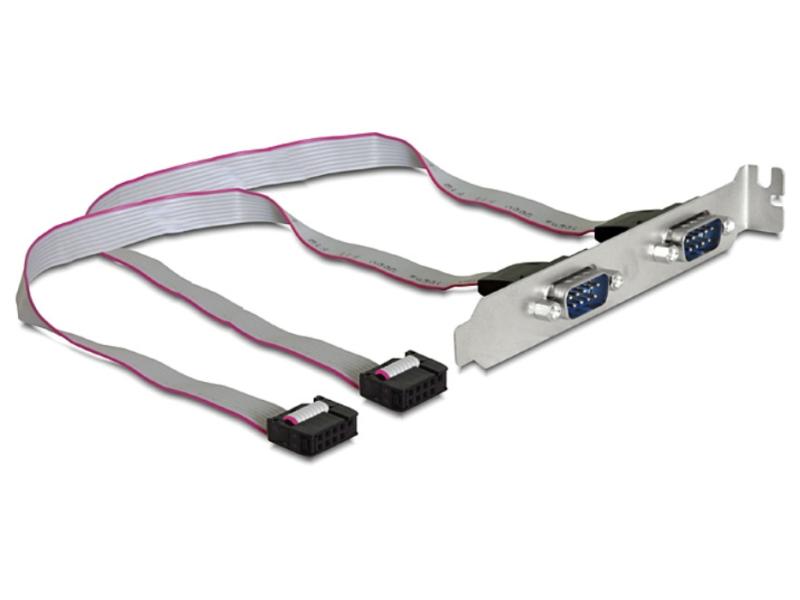 Delock Bracket 2x RS-232, 27cm