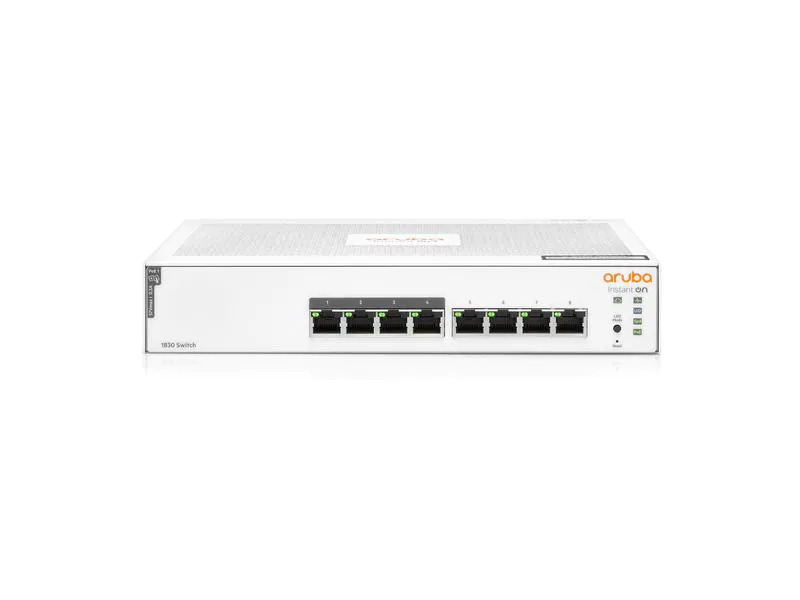 HPE Aruba PoE+ Switch Aruba Instant On 1830-8G 8 Port