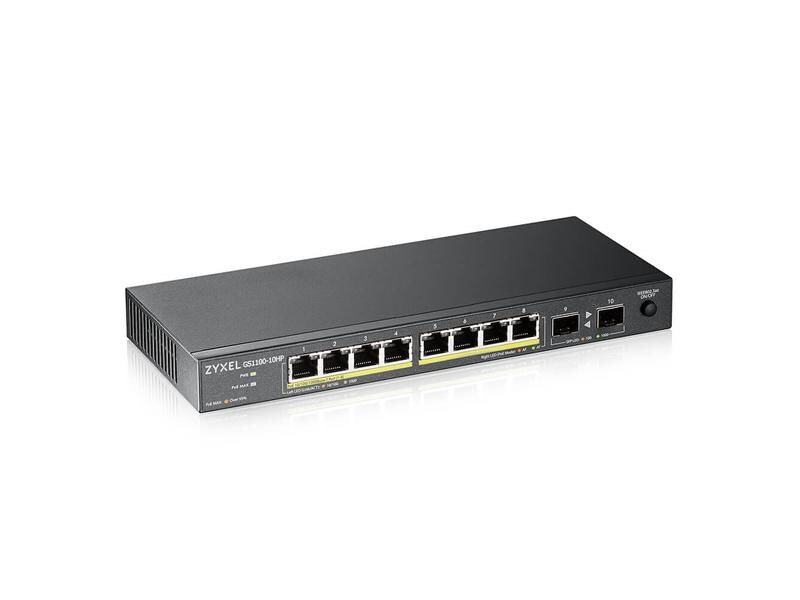 Zyxel PoE+ Switch GS1100-10HP v2 10 Port