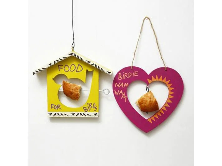 Creativ Company Holzartikel 21 cm Vogelfutterhaus
