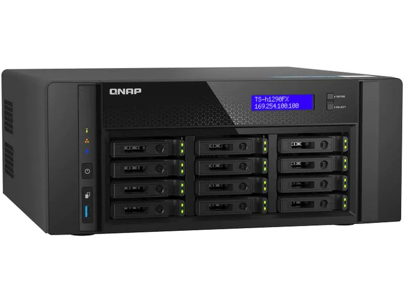 QNAP NAS TS-h1290FX-7302P-128G 12 Bay