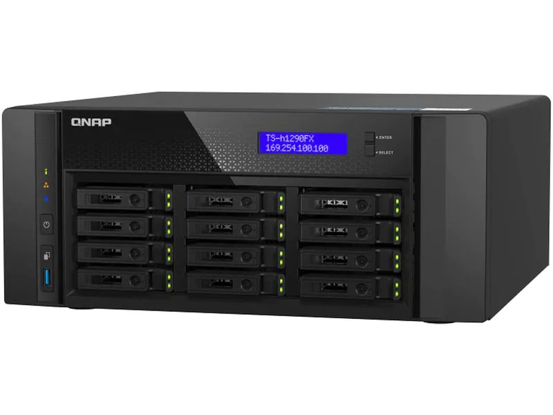QNAP NAS TS-h1290FX-7302P-128G 12 Bay