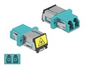 Delock LWL-Kupplung LC – LC Duplex Multimode OM3 1 Stück