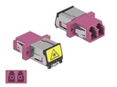 Delock LWL-Kupplung LC – LC Duplex Multimode OM4 1 Stück