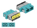 Delock LWL-Kupplung SC – SC Duplex Multimode OM3 1 Stück
