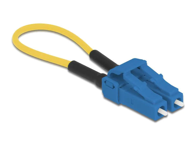 Delock LWL Loopback Adapter LC / UPC Singlemode, Blau