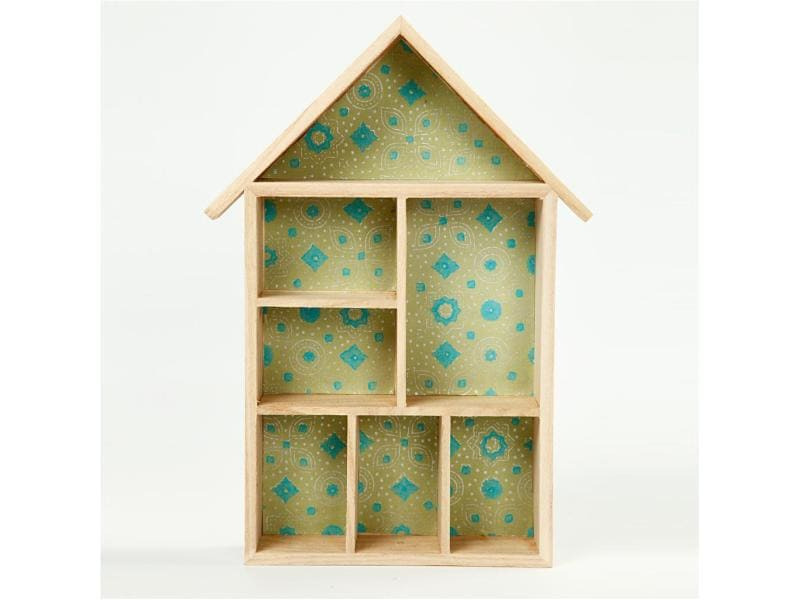 Creativ Company Holzartikel 30 cm Setzkasten Haus