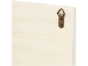 Creativ Company Holzartikel 30 x 10 cm Garderobe mit 3 Haken