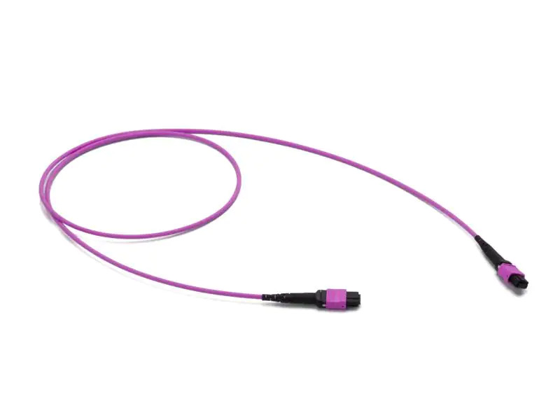 Lightwin LWL MTP-Patchkabel Multimode, OM4, f-f 1x12Faser, QSFP+, 7m