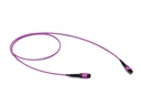 Lightwin LWL MTP-Patchkabel Multimode, OM4, f-f 1x12Faser, QSFP+, 7m