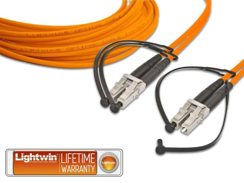 Lightwin LWL-Patchkabel LC-LC, Multimode, OM2, 2m
