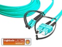 Lightwin LWL-Patchkabel LC-SC, Multimode, OM3, 1m