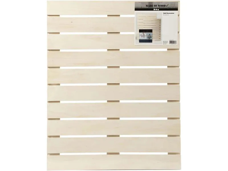 Creativ Company Holzartikel 50.2 cm Holzschild, Lamellen-Panel