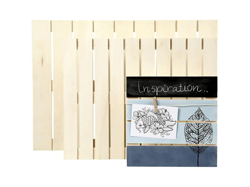 Creativ Company Holzartikel 50.2 cm Holzschild, Lamellen-Panel