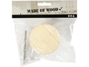 Creativ Company Holzartikel 7 cm Garderobenhaken