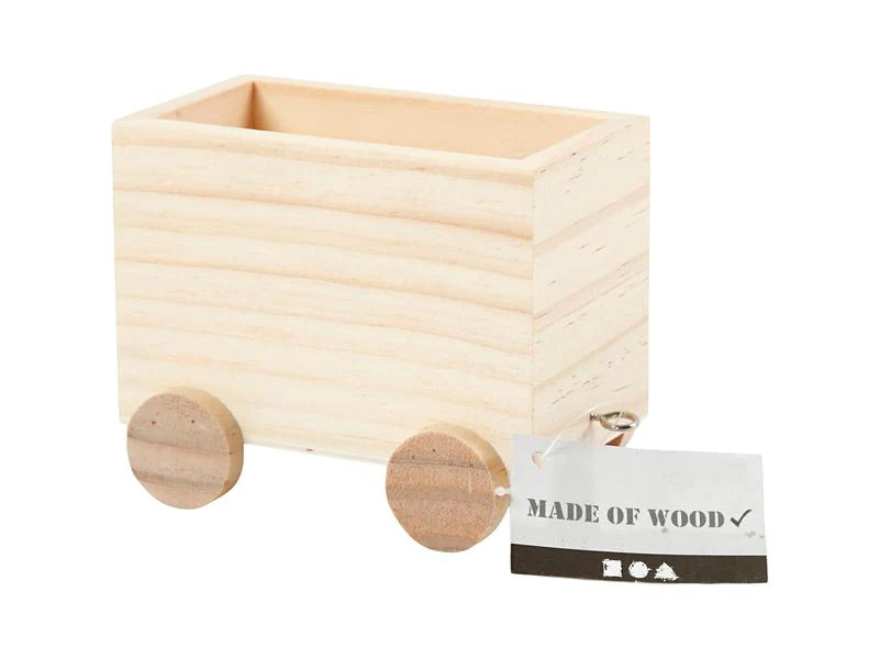 Creativ Company Holzartikel Anhänger für Holzzug 1 Stück