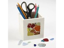 Creativ Company Holzartikel Stiftehalter mit Fotorahmen