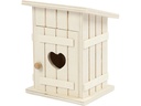Creativ Company Holzartikel Toilettenhaus 8 x 6.5 cm