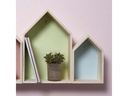 Creativ Company Holzartikel Wandregal, Haus