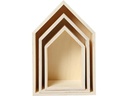 Creativ Company Holzartikel Wandregal, Haus