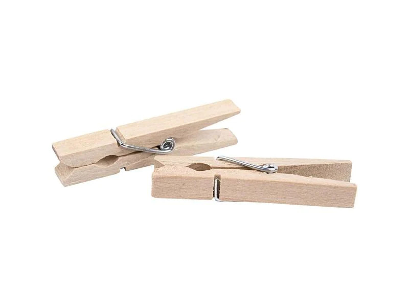 Creativ Company Holzartikel Wäscheklammer 50 Stück