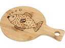 Creativ Company Holzartikel Ø 17 cm Schneidebrett, Bambus