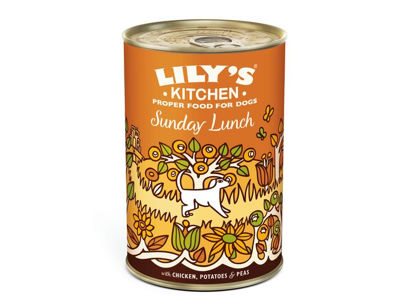 Lily's Kitchen Nassfutter Sunday Lunch, 6 x 400 g