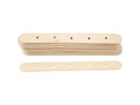 Creativ Company Holzkleinteile Eistiele mit Lochung, 20 Stück