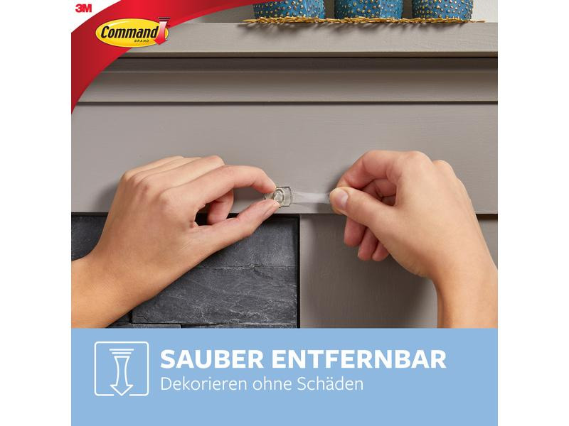 Command Montagekleber 40 Stück, Transparent