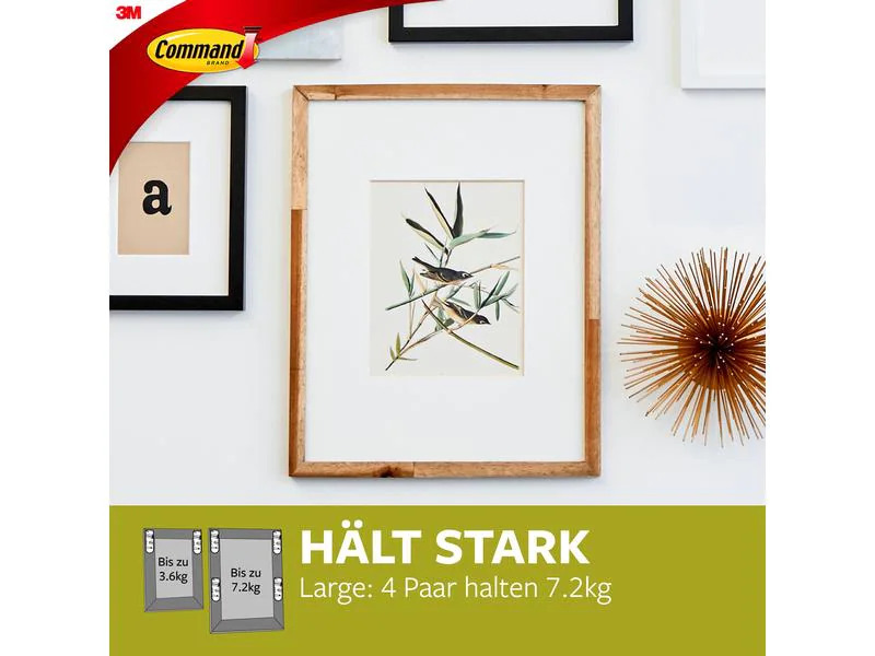 Command Montagekleber M+L 5.4 / 7.2 kg, Weiss