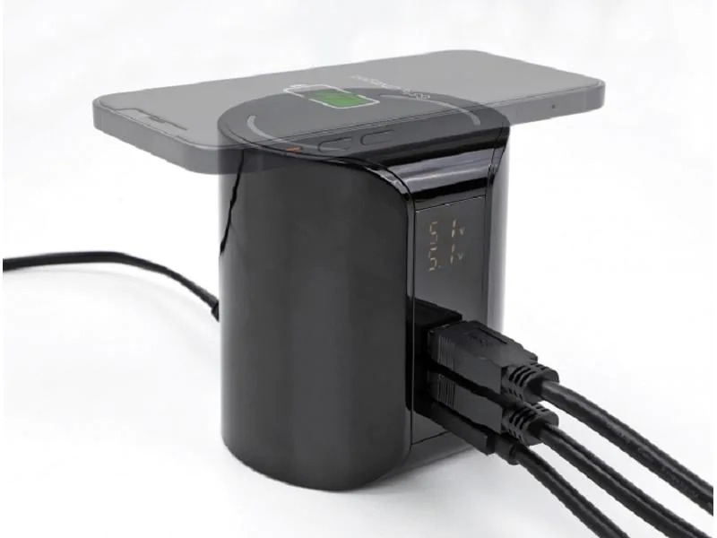 Delock Ladestation 41441 mit Wireless Charger