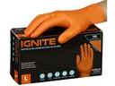 IGNITE Einweghandschuh Max Grip Nitril, 100 Stück, XXL, Orange