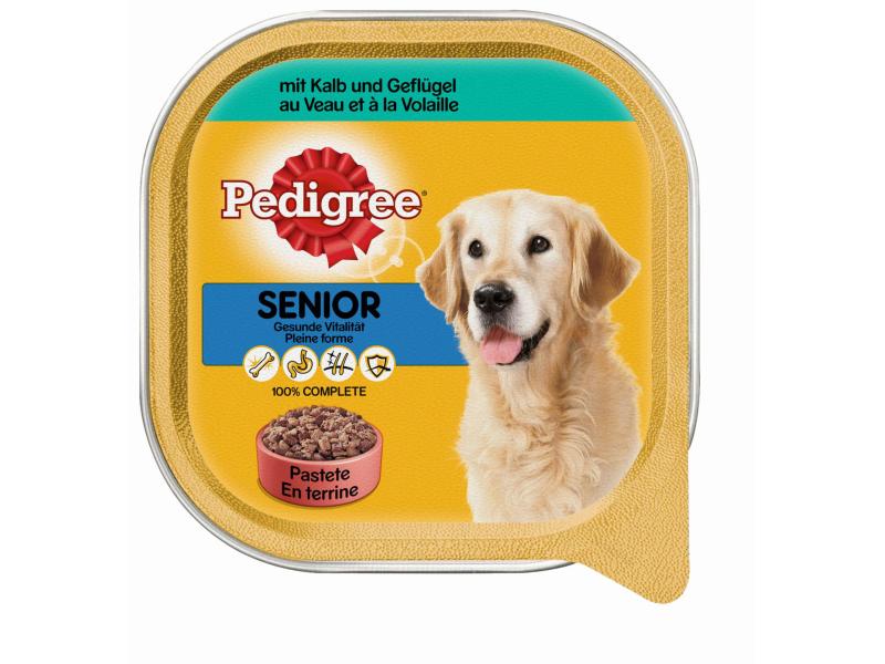 Pedigree Nassfutter Senior mit Kalb &amp; Geflügel, 20x300g