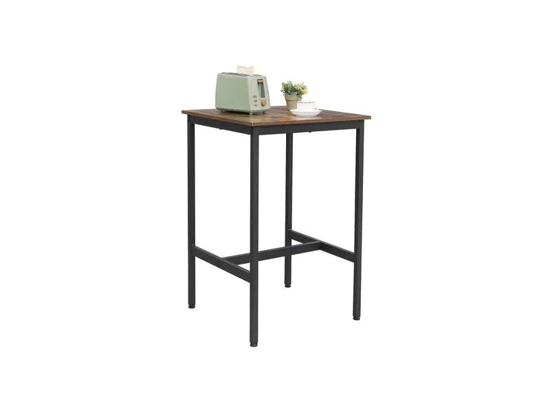 VASAGLE Bartisch Braun/Schwarz