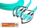 Lightwin LWL-Patchkabel SC-SC, Multimode, OM3, 2m