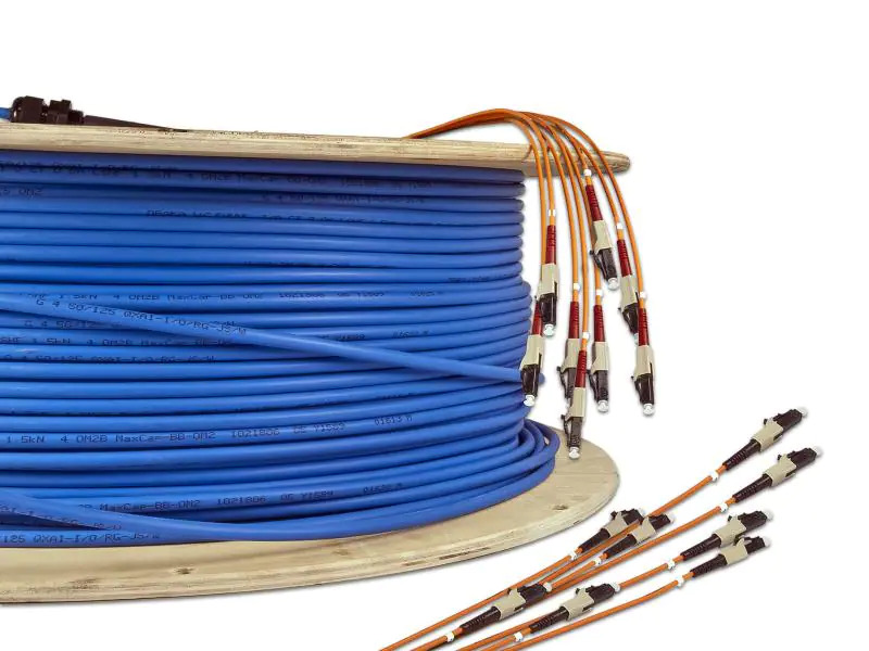 Lightwin LWL-Verlegekabel 4xLC-LC, MM, OM3, 10m