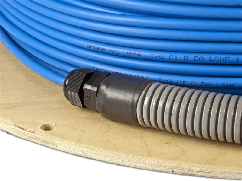 Lightwin LWL-Verlegekabel 4xLC-LC, MM, OM3, 10m