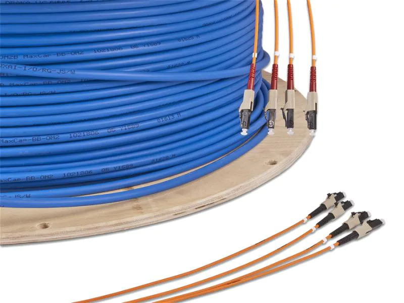 Lightwin LWL-Verlegekabel 4xLC-LC, MM, OM3, 10m