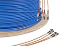 Lightwin LWL-Verlegekabel 4xLC-LC, MM, OM3, 10m