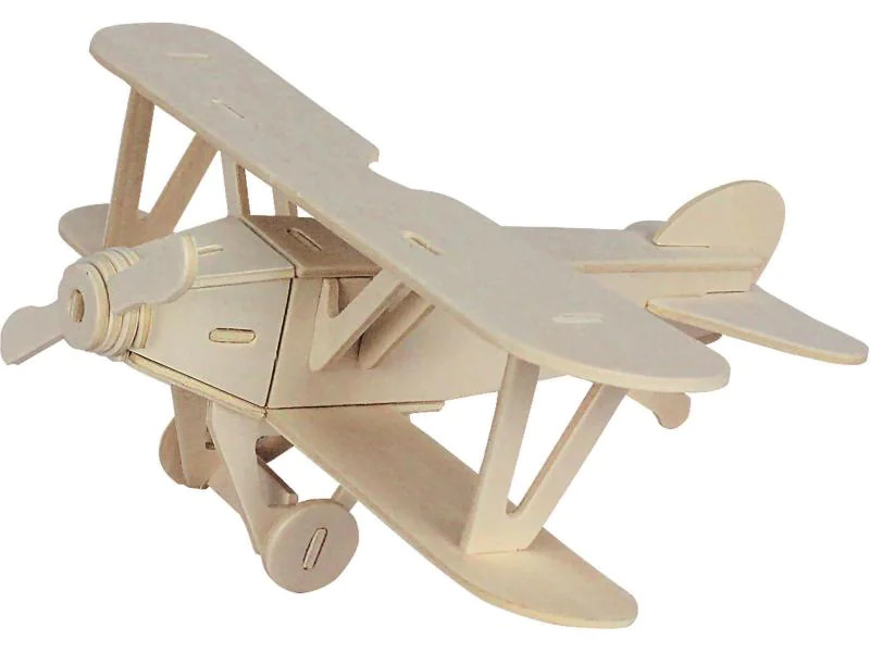 Marabu Holzartikel 3D Puzzle, Doppeldecker