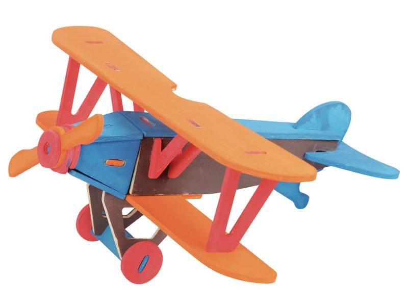 Marabu Holzartikel 3D Puzzle, Doppeldecker