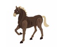 Marabu Holzartikel 3D Puzzle, Pferd