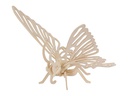 Marabu Holzartikel 3D Puzzle, Schmetterling