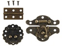 Creativ Company Beschlag Set, 10-teilig, Antikgold