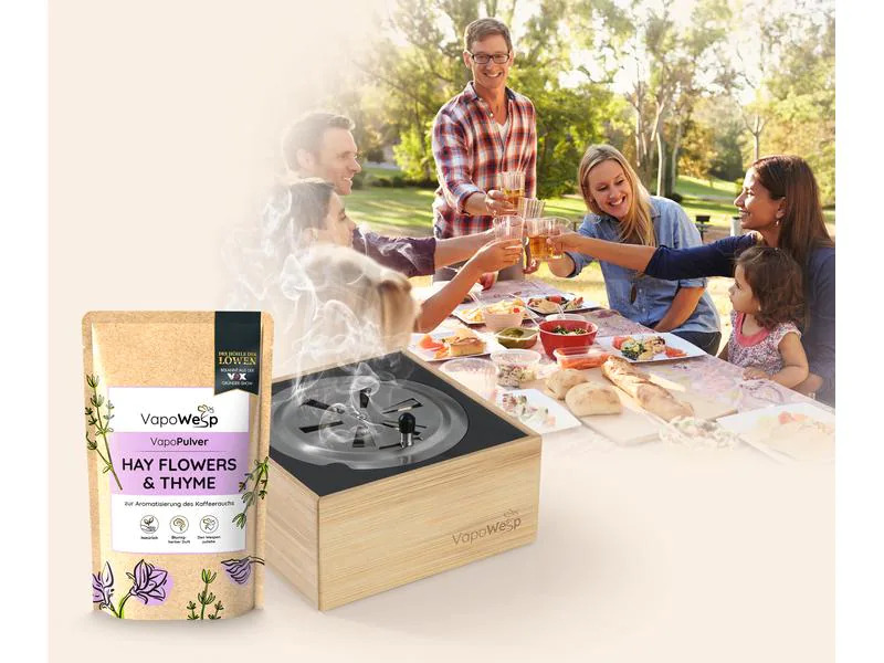 VapoWesp Ersatzkräuter Heublumen &amp; Thymian, 100 g