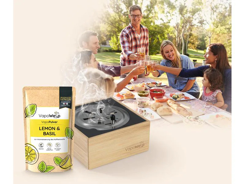 VapoWesp Ersatzkräuter Zitrone &amp; Basilikum, 100 g